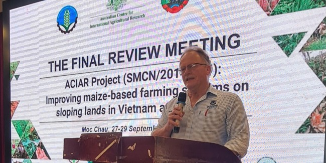Tổng kết dự án ACIAR “Cải thiện các hệ thống canh tác có ngô trên đất dốc tại Việt Nam và Lào”
